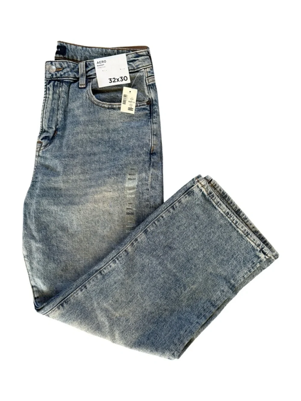 Aeropostale Men's Baggy Stretch Denim Jeans NWT Size 32 x 30